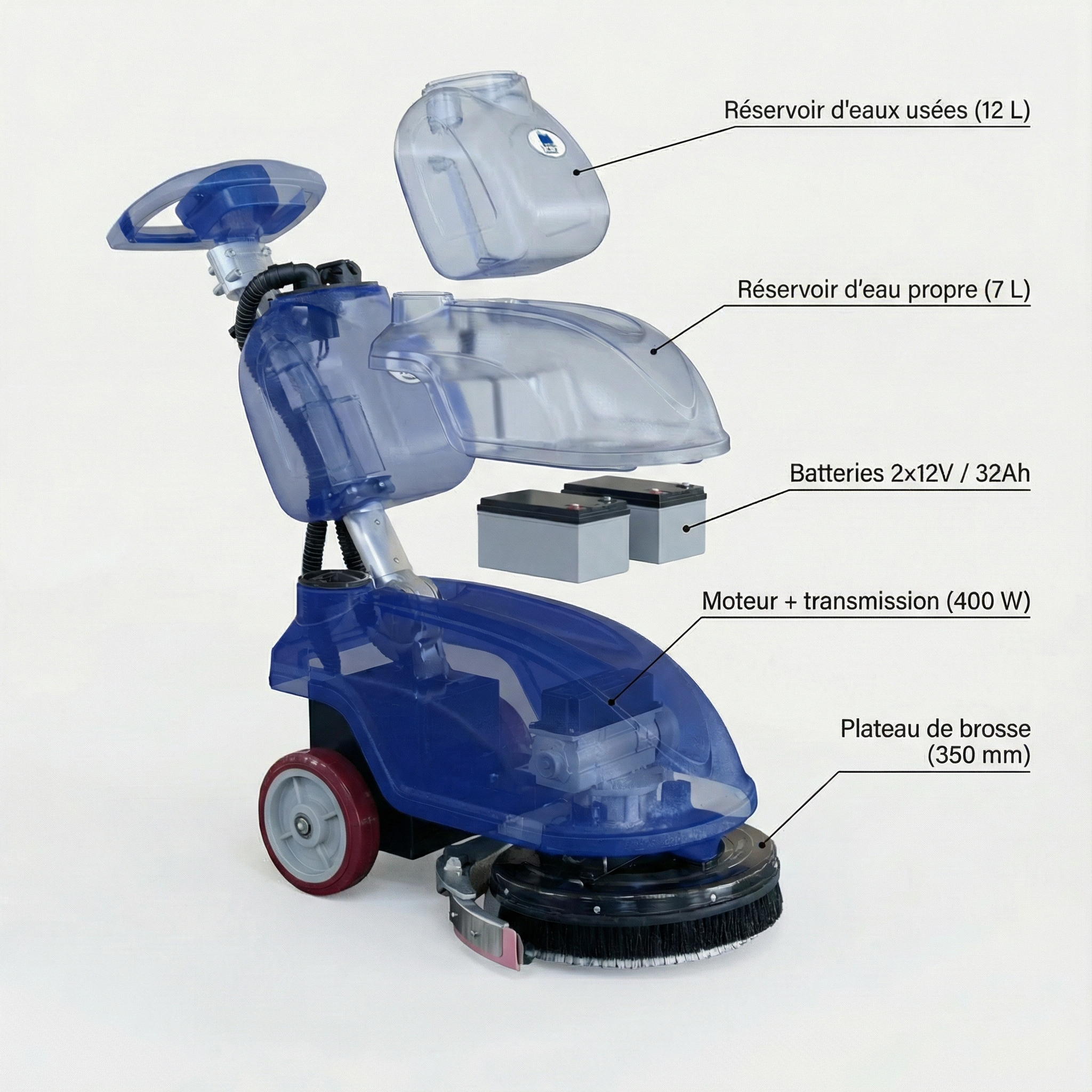 Autolaveuse Professionnelle PR30 – Puissante, Compacte & Haut Rendement